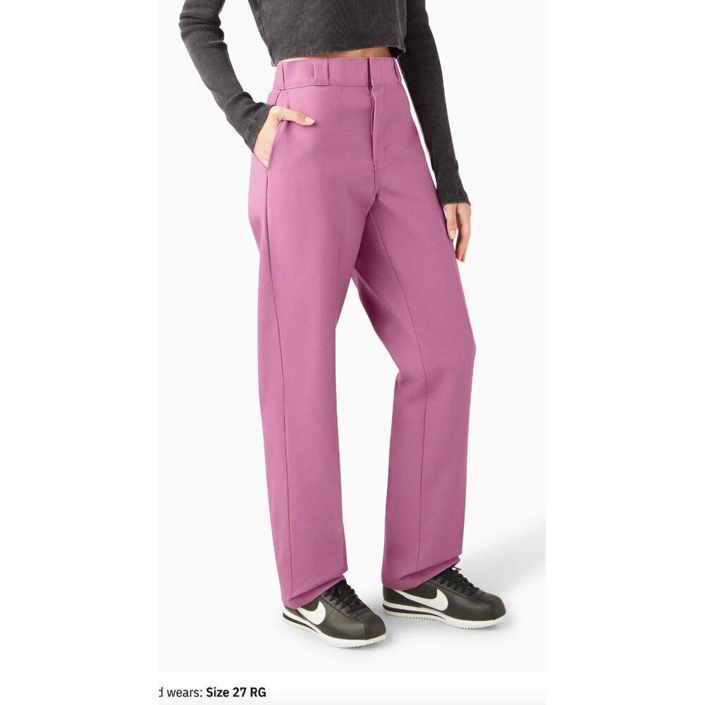 Dickies Women’s 874 Work Pants - Pink - Size 12R - Picture 14 of 14